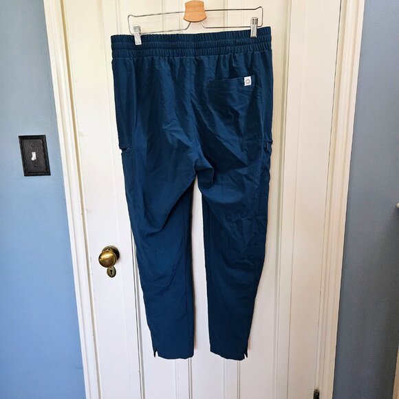 WonderWink Women's Nurse Scrub Pants Caribbean Blue - Size L - Picture 3 of 5